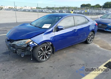 2017 Toyota Corolla Se z USA, uszkodzony, nr VIN 2T1BURHE1HC810790